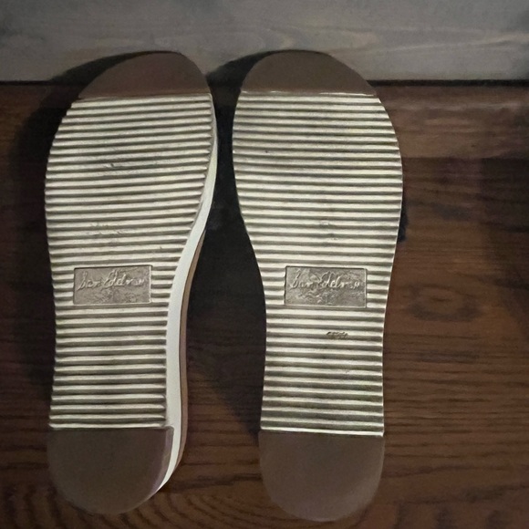 Sam Edelman Black and White Slide Sandals - Picture 3 of 3